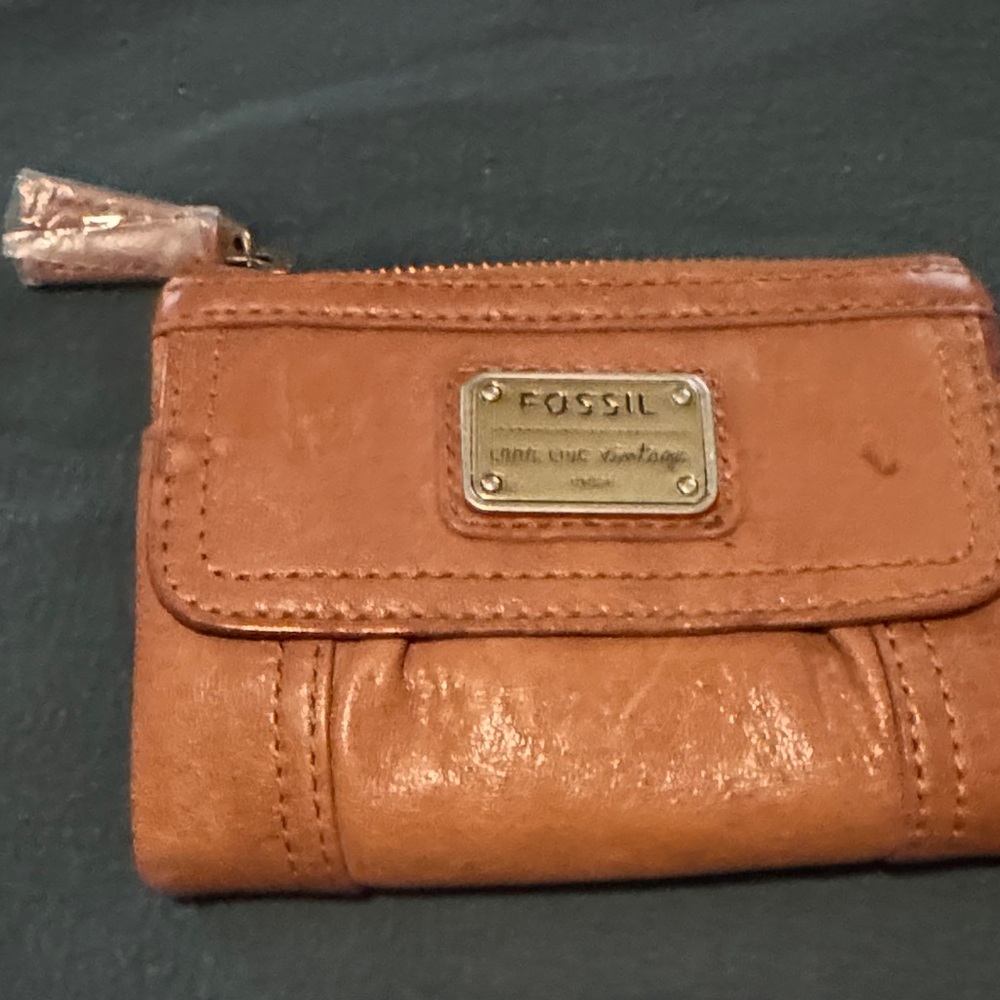 Fossil Tan Leather Women's Wallet
